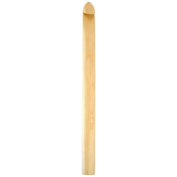 JubileeYarn Jumbo Extra Large Giant Bamboo Crochet Hook - US Q (16mm)