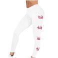 thumbnail image 7 of QATAINLAV Womens Valentines Day Leggings 2025 Cute Gnomes Print Yoga Pants Casual High Waisted Stretch Tights Full Length Workout Legging Pant White M Weekly Sale, 7 of 7
