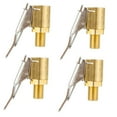 thumbnail image 4 of Clispeed 4Pcs Car Tire Air Chuck Brass Thread Nozzle for Air Pump Accessories, 4 of 8