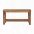 thumbnail image 3 of Solid Mango Wood Rope Coffee Table with Oakish Finish, 3 of 9