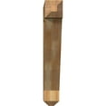 thumbnail image 2 of Ekena Millwork 6"W x 32"D x 38"H Traditional Craftsman Rough Sawn Bracket, Western Red Cedar, 2 of 4