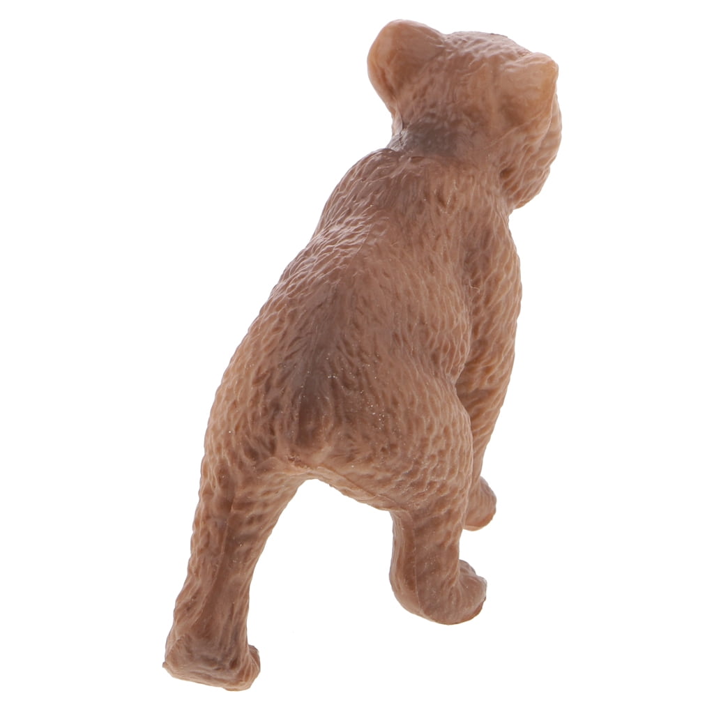 Realistic Little Bear Animal Figurine Model Craft Action Figure Toys Decor 
