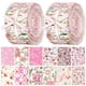 thumbnail image 1 of Rollo de Tela Ganeen 100 Piezas Tiras Florales Rosas 6.5x51 cm, 1 of 6