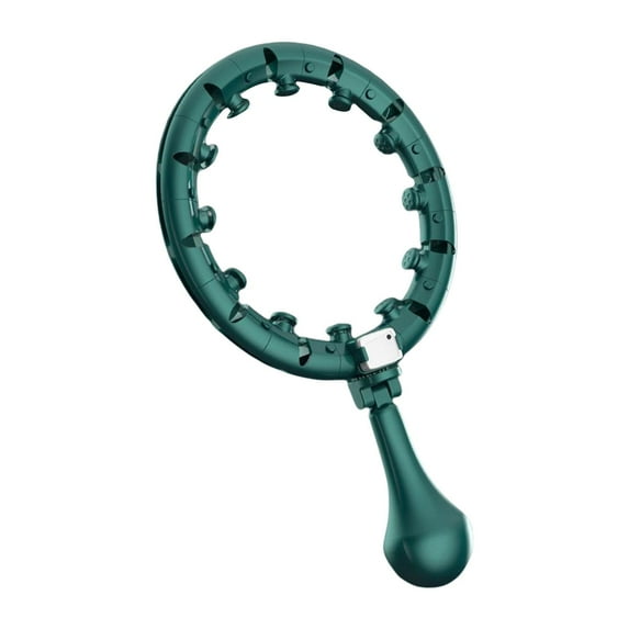 Weighted Smart Hoop | Updated Infinity Silent Fitness Hoop with Counter | Smart Detachable Hoop, Suitable for Adults and Children, Women and Beginners