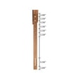 thumbnail image 5 of Baxton Studio Camden Mid-Century Platform Bed, Queen, Walnut Brown, 5 of 11