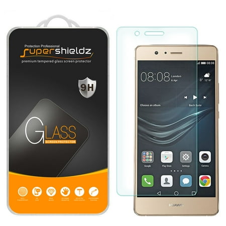 [1-Pack] Supershieldz for Huawei P9 Lite Tempered Glass Screen Protector, Anti-Scratch, Anti-Fingerprint, Bubble Free