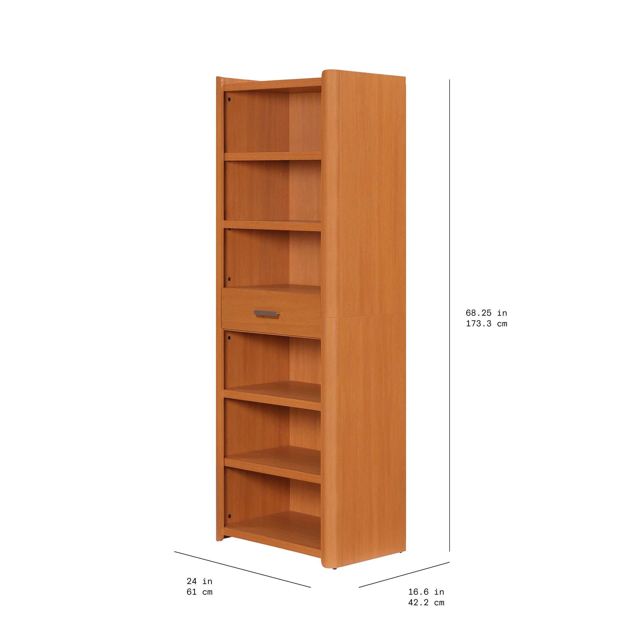 Beautiful Mae Bookcase by Drew Barrymore, Cherry