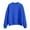Blue, variant on Hontri Women's Hoodless Sweatshirt, Women's Solid Color Round Neck Oversized Sweatshirt Loose Fit Long Sleeve Light Sweatshirt Loose Blouse Blue L under $10