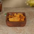 thumbnail image 1 of Handmade Single Piece Sheesham Wood Square Platter - Brown, 9 Inches | Serving Platter | Snacks Platter | Dining Table Platter | Condiment Platter, 1 of 5