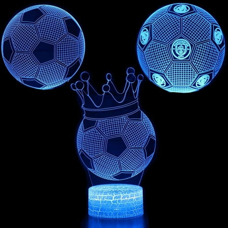 

YSITIAN 3D Illusion Night Light Super Hero Three Pattern 16 Color Change Decor Lamp Desk Table Light Lamp for Kids Children E1116-13
