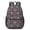 Paisley and Floral Purple Pattern, variant on Paisley and Damask Green Pattern 17" Waterproof Oxford School Backpacks for Teens, S-Shape Padded Straps, for School, Travel, Hiking, Camping