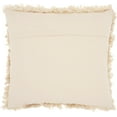 thumbnail image 2 of Nourison Shag Beige Decorative Throw Pillow , 20" x 20", 2 of 3