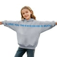 thumbnail image 1 of Sudaderas con capucha para niños y niñas, sudaderas casuales de manga larga, lindas sudaderas de gran tamaño con bolsillo de polar, chaquetas para niñas, 1 of 6