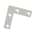 thumbnail image 3 of Unique Bargains 5 Pcs 50mm x 50mm L Shaped 90 Degree Corner Bracket Silver Tone, 3 of 4