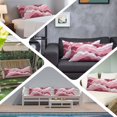 thumbnail image 5 of Pink Ombre Body Pillow Cover, Pillowcase Protectors with Zipper, Breathable Decorative Throw Pillow Case Cover, Modern Geometric Abstract Art Moire Pillow Shams for Couch Sofa 20x54Inch, 5 of 8