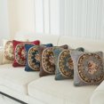 thumbnail image 4 of Juego de 6 fundas de cojín, 45x45 cm, bonito estampado de flores decorativas, decoración del hogar, 4 of 5