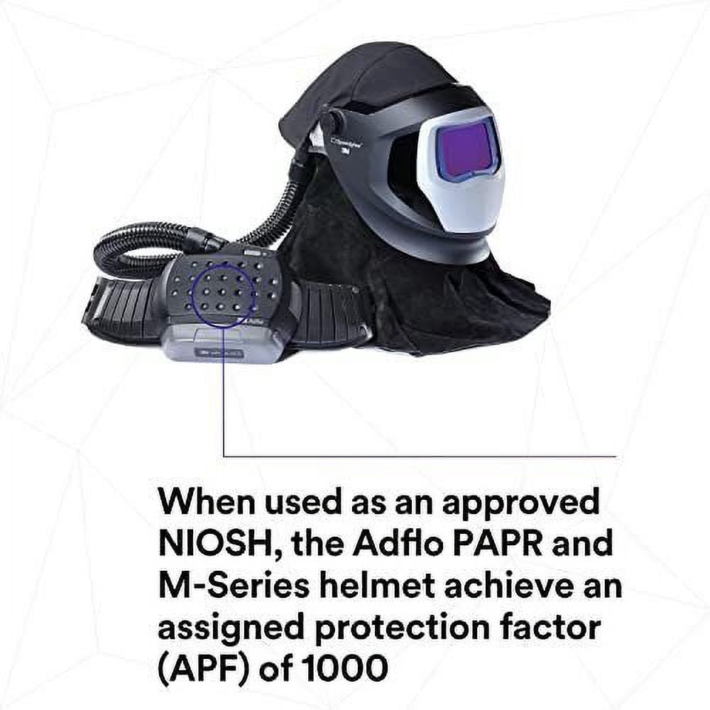 3M Adflo PAPR and Versaflo M-Series Helmet Kit Speedglas Welding Shield, 38-110