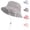 Black, variant on Fancifize Summer Bucket Hats for Boys Girls Sun Protection Cap Wide Beach Striped Hats 6-12 Months Black