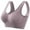 Sports Bras for Women Khaki, variant on Plus Size Sports Bras for Women Clearance S-5X Wireless Push Up High Support Underwear with Removable Padded Ladies Solid Stretchy Pullover Bralettes