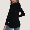 thumbnail image 6 of Bearsland Women's Maternity Hoodie Long Sleeves Shirt Casual Vneck Top Pregnancy Sweatshirt Tunics, 6 of 7