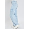 thumbnail image 4 of Women's Cargo Jeans with Bungee Hem, 4 of 31
