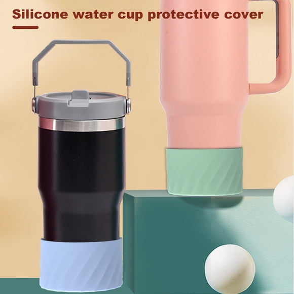 LJNYFDC Outdoor Sports Cup Accessory Non Slip Tumbler Silicone Boot Noise Reducing Scratch Resistant Travel Water Bottle Cup Bottom Protector