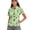 Rainbow Clover Design, variant on Whosucclay Rainbow Coin Pattern Soft Tennis Short Sleeved Shirt, Polyester Polo Shirts V Neck Lightweight Workout Athletic Tops for Outdoor Sports Golf Exercise Size X-Large