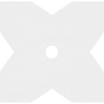 thumbnail image 7 of 38"OD x 2"ID x 13 1/4"C x 1"P Titus Architectural Grade PVC Contemporary Ceiling Medallion, 7 of 7