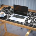 thumbnail image 3 of Long Mouse Pads for Desk,Black Geometric Striped Pattern Desk Mats on Top Of Desks, Desk Mouse Pad Extra Large with 3mm Non-Slip Base and Stitched Edge for Gaming,Office,Work,Home 35.4"x15.7", 3 of 6