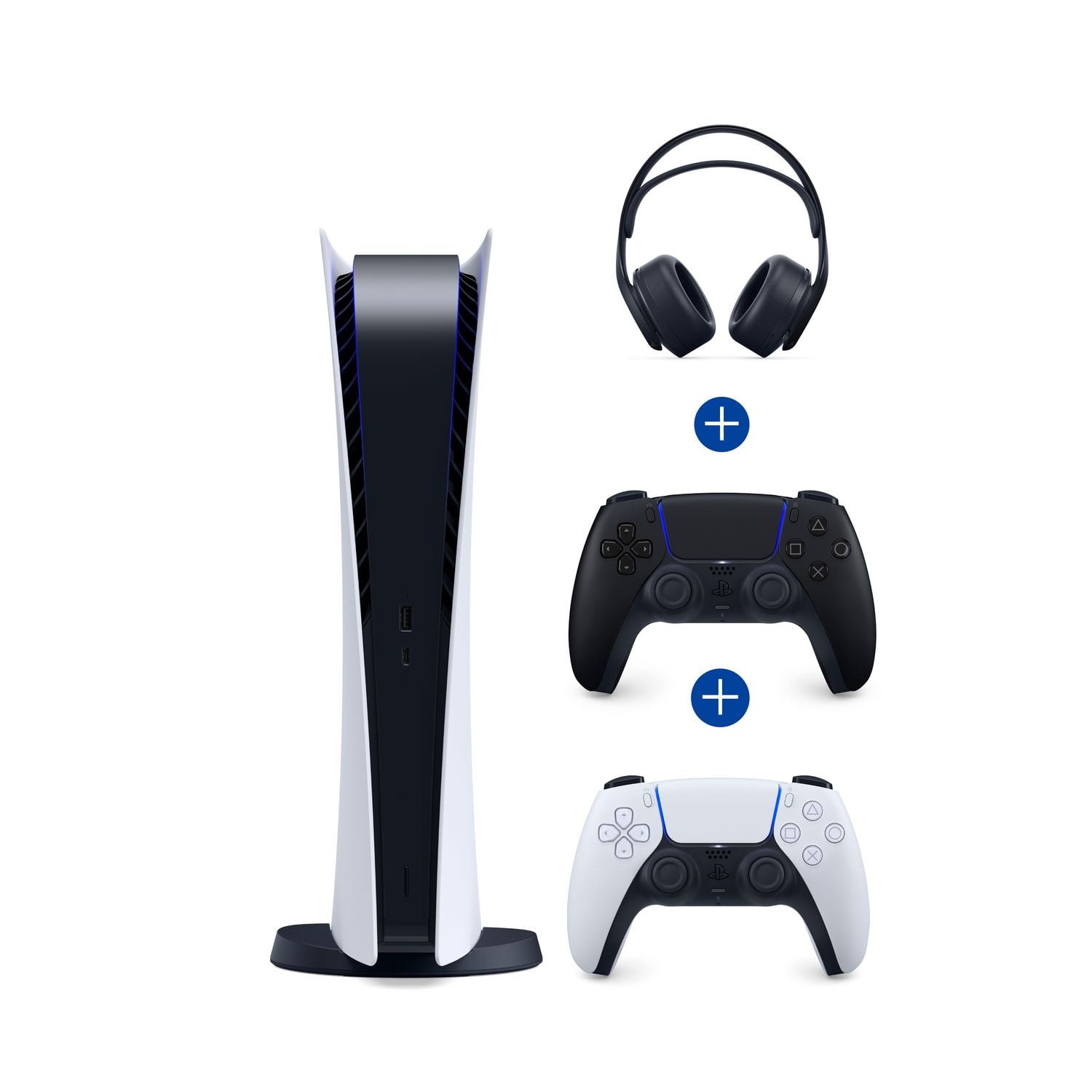 PlayStation 5 Digital Edition PLUS extra PlayStation DualSense