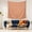 Christmas Reindeer Nose, variant on 50x50 Inch Square Wall Tapestry for Indoor & Outdoor, Living Room, Bedroom, Teen Room,Christmas Santa Disco Ball Peach Pattern