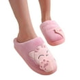 thumbnail image 5 of Luxalzxs Cat Slippers for Women Winter Home Slippers Animal Slippers Non-Slip Warm Indoor Bedroom Floor Shoes, 5 of 5