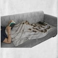 thumbnail image 6 of Coffee Soft Flannel Fleece Throw Blanket, Espresso in Cups on Wooden Table with Beans Hot Drink for Romantic Couples, Cozy Plush for Indoor and Outdoor Use, 50" x 70", Cocoa Brown White, by Ambesonne, 6 of 6