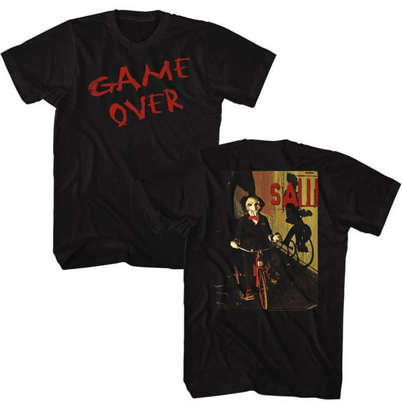 Saw Game Over Black Adult T-Shirt ***F&B*** M