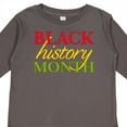 thumbnail image 4 of Inktastic Black History Month Red, Green, Yellow Boys or Girls Long Sleeve Toddler T-Shirt, 4 of 5