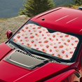 thumbnail image 5 of HUIACONG Strawberry Spot Design Windshield Sun Shade Shade Cover Sun Visor Automotive Accessories Foldable Sunshade for Trucks Universal Vans, 5 of 7
