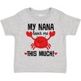 thumbnail image 3 of Inktastic Nana Loves Me Grandson Boys or Girls Toddler T-Shirt, 3 of 5