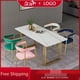 thumbnail image 2 of Luxury Gold Legs Dining Table Set 4 Chairs Nordic Organizer Coffee Tables Modern Restaurant Mesas De Comedor Kitchen Furniture My Lux Decor Round, 2 of 13