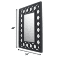 thumbnail image 2 of 40" x 30" x 2" Black, Vintage, Dressing - Mirror, 2 of 3