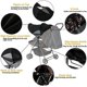 thumbnail image 4 of Parasol universal para cochecito de bebé, parasol anti-UV UPF50+, parasol ajustable para capazo, funda a prueba de viento, protección solar, funda anti-UV p, 4 of 5
