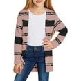 thumbnail image 5 of luvamia Girls Cardigan Open Front Long Sleeve Sweater Outerwear with Pockets, Sizes 4-13, 5 of 5