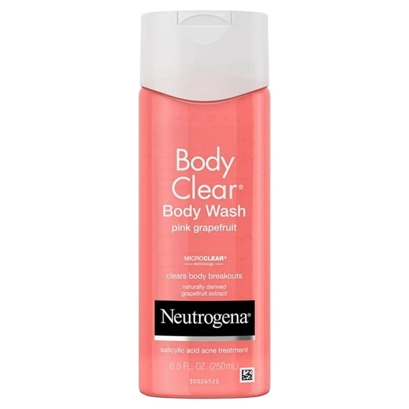 Neutrogena Body Clear Body Wash-Pink Grapefruit-8.5 oz Pack of 4