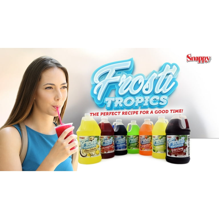 Snappy Frosti Tropics Pina Colada Slush Mix, 1/2 Gallon, 6 Pack