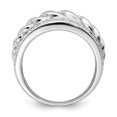 thumbnail image 2 of Sterling Silver Rhodium Plated CZ Ring QR6982, 2 of 6