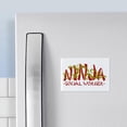 thumbnail image 3 of CafePress - Dragon Ninja Social Worker - Rectangle Magnet, 2"x3" Refrigerator Magnet, 3 of 3