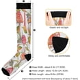 thumbnail image 3 of FREEAMG Watercolor Mushrooms Compression Socks for Women&Men Circulation-Best Support for Nurses,Running,Athletic-1 Pairs, 3 of 7