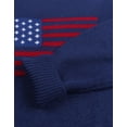 thumbnail image 5 of Pullover Sweaters for Women Y2K American Flag Independence Day Crewneck Fall Winter Knitted Stried Sweaters Warm Long Sleeve Jumper Tops Alsol Lamesa, 5 of 6