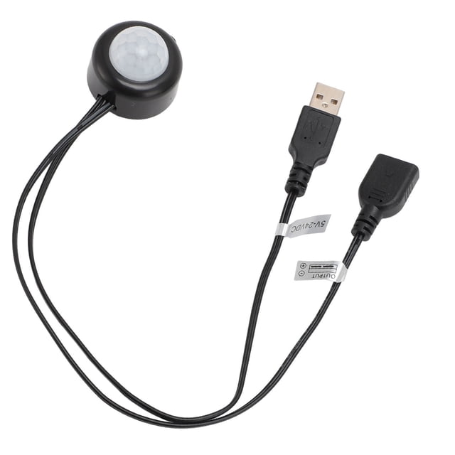 Sensor De Movimiento Del Cuerpo LED, Sensor Activado Por Movimiento PIR Interfaz USB Plug And Play Profesional Para Tira De Luz