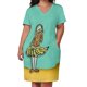 thumbnail image 3 of Chica con falda de plátano comiendo plátanos Vestido holgado de bolsillo Vestidos de noche para mujer 2025 Ropa, 3 of 7