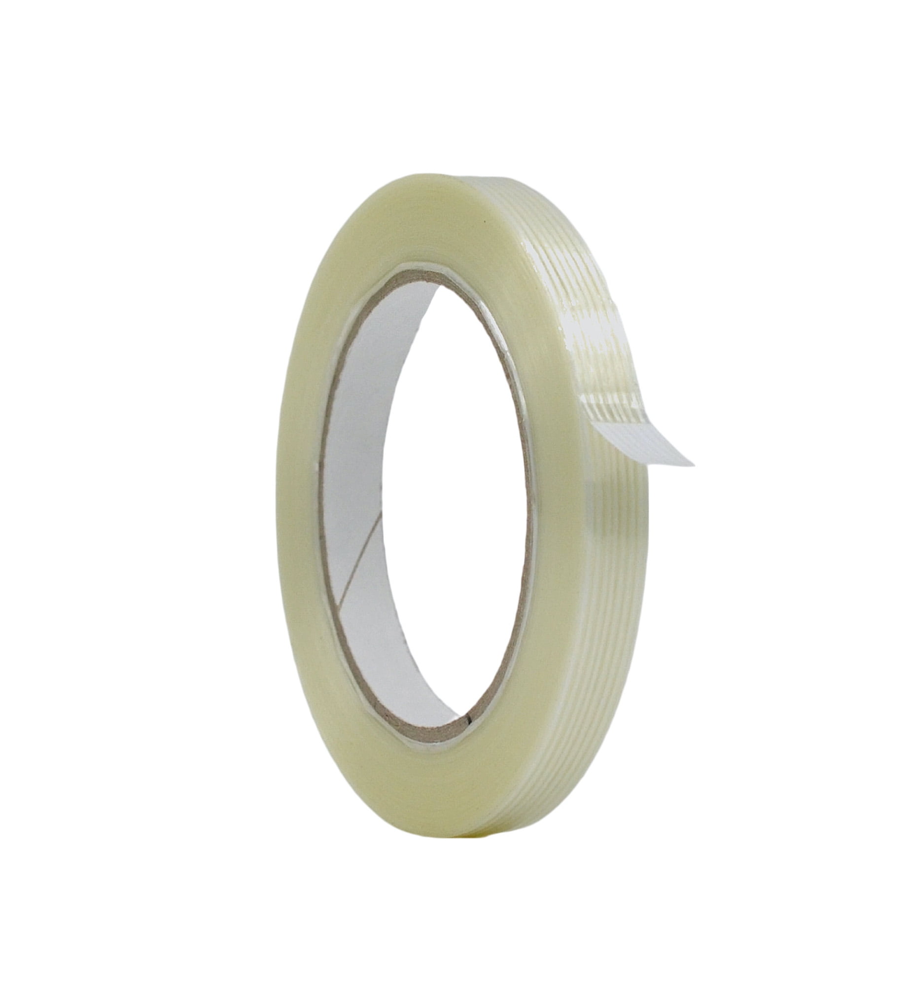 Pack of 24 Filaments Run Lengthwise Wide x 60 yds. 2 in MAT Commodity Grade Fiberglass Reinforced Filament Strapping Tape 